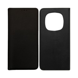Capa Flip de Couro com Bolso Interno para Xiaomi Redmi Note 15 Pro 5G Preto
